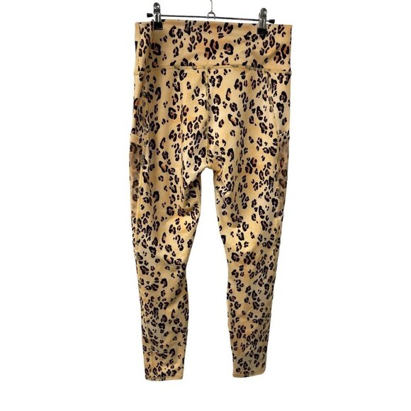 Fabletics Powerhold Leopard Print On-The-Go High-Waisted Leggings Size XL - Picture 8 of 8